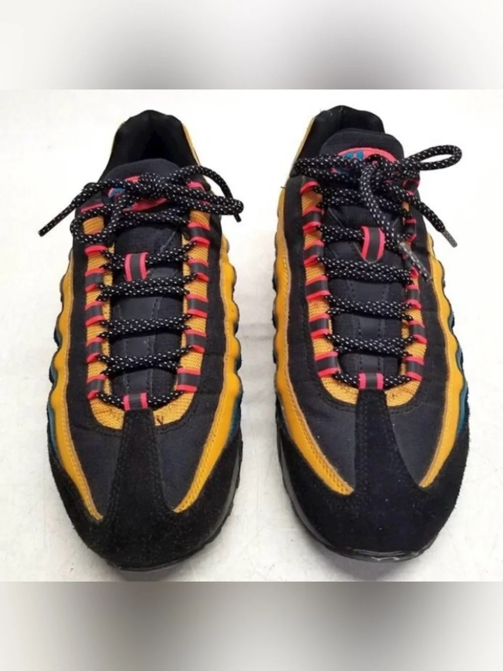 Nike Air Max 95 SE GS Black Bright Spruce Pollen Rise Laser Crimson | Size 7Y /